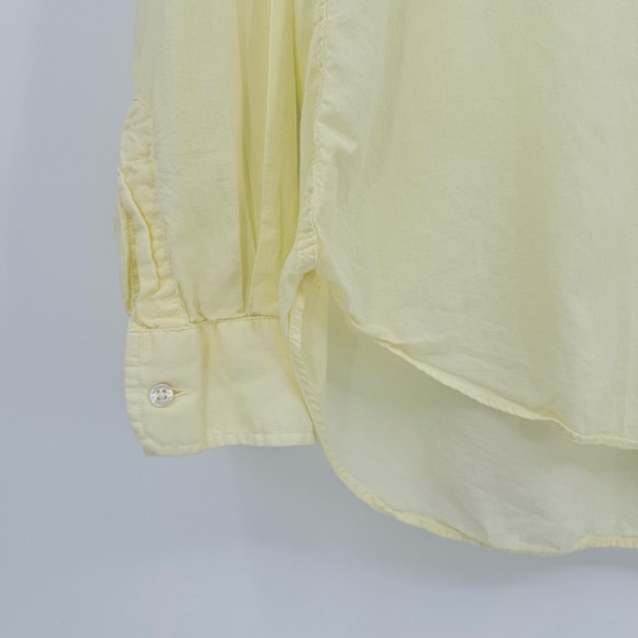 Grayson The Hero Button-Up Tissue Cotton Summer Shirt in Butter Yellow M - Picture 13 of 13
